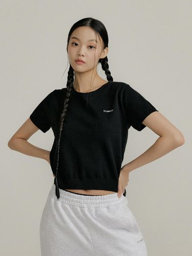 Essential Round Neck Short Sleeve Knit - CITYBREEZE - Modalova