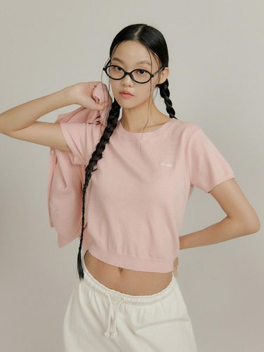 Essential Round Neck Short Sleeve Knit - CITYBREEZE - Modalova