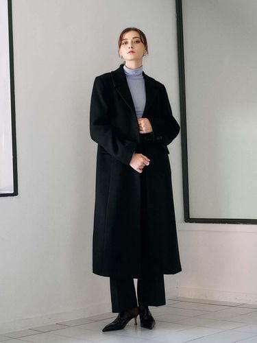 Classic Single breated Coat_Black - PLUNASTUDIO - Modalova