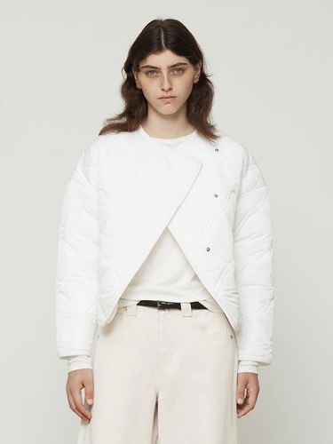 Crop Quilted Jacket [White] - Current - Modalova