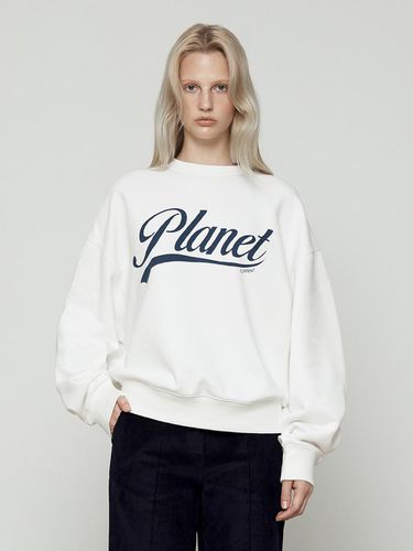 Planet Logo Sweatshirt [White] - Current - Modalova