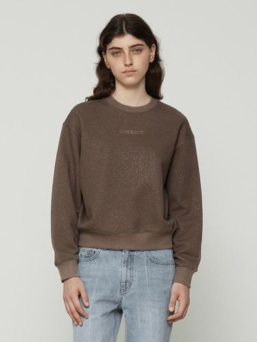 Glitter Washing Sweatshirt [Brown] - Current - Modalova