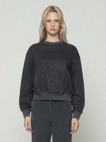 Glitter washing sweatshirt [Charcoal] - Current - Modalova