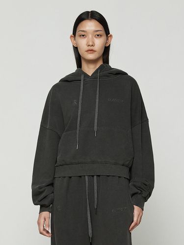 Logo Pigment Hoodie [Charcoal] - Current - Modalova