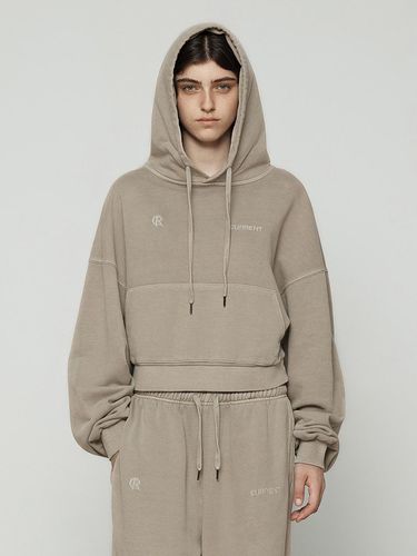 Logo Pigment Hoodie [Beige] - Current - Modalova