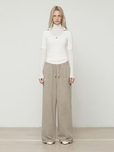 Logo Pigment Pants [Beige] - Current - Modalova