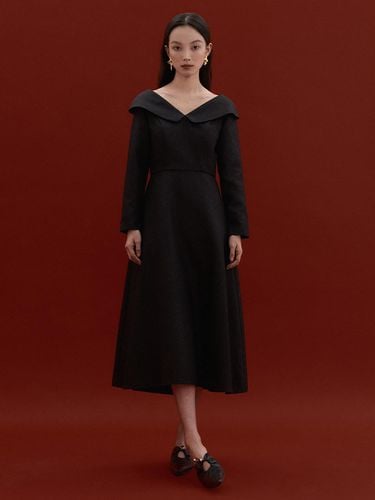 Lily Longsleeved Dress_Black - FORMYSIS - Modalova