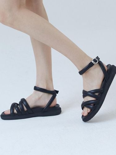 Soft Rubber Sol Cushion Strap Sandals 2cm - SALTANDCHOCOLATE - Modalova