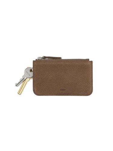 CARD HOLDER WALLET [NUBUCK BROWN] - OSOI - Modalova