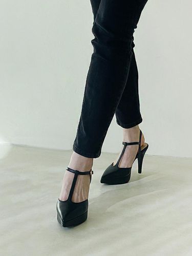 Greta T platform heels_Balck 7/8/9/10cm 219260 - ODR - Modalova