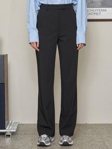 Long Wide Slacks - Black - Siyazu - Modalova