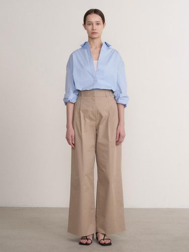 Classic Cotton High Waist Wide Pants - OER - Modalova