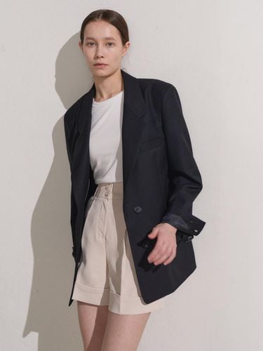 Wool Oversize Tailored Jacket Black - OER - Modalova