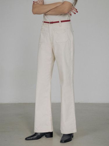 Essential Bootcut Corduroy Pants - Siyazu - Modalova