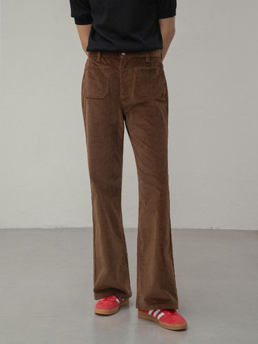 Essential Bootcut Corduroy Pants - Siyazu - Modalova