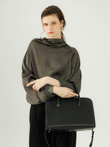 Marge tote bag medium black - AVECMOTO - Modalova