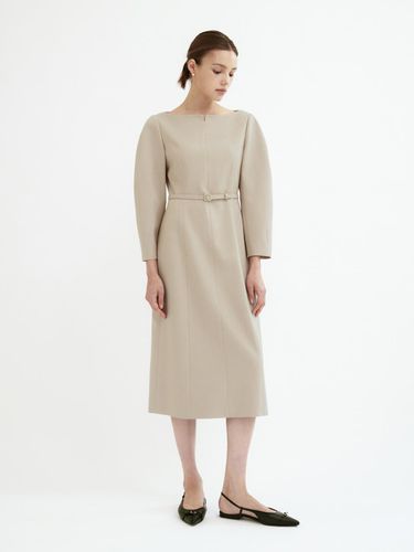 OLWEN BOAT NECK DRESS (2colors) - TOWAV - Modalova