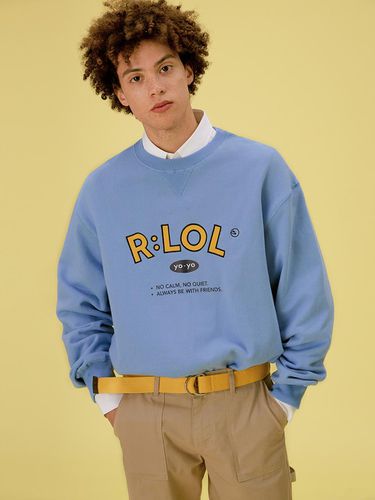 TS-20101) R:LOL YO-YO SWEATSHIRT LIGHT BLUE - ROLAROLA - Modalova