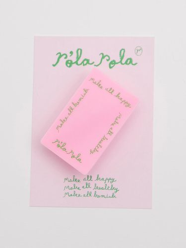 X SAKI LETTERING SMART TOK LIGHT PINK - ROLAROLA - Modalova