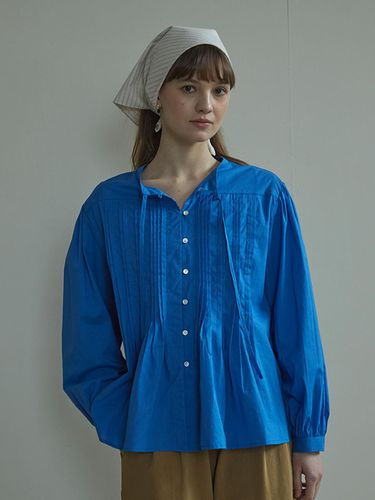 Pleats Blouse Blue - But’ton - Modalova