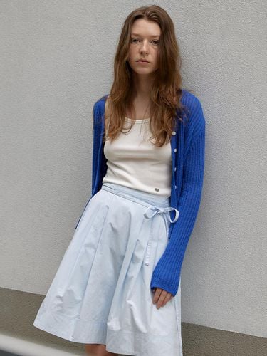 Ribbon Midi Skirt Blue - But’ton - Modalova