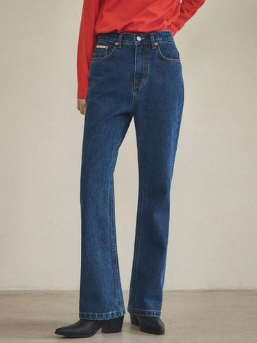 P3206 Semi Flared Denim Pants - vanone atelier - Modalova