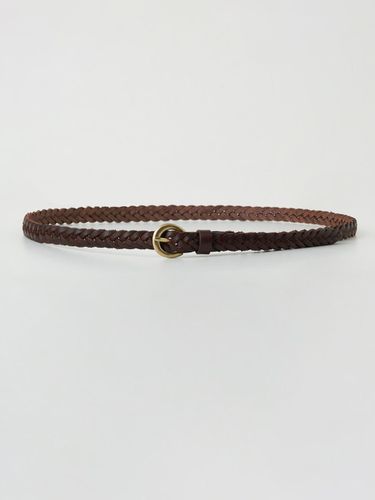 Round Leather Belt Brown - But’ton - Modalova