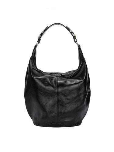 Shoulder Bag LARGE_black glossy plain - MARGESHERWOOD - Modalova