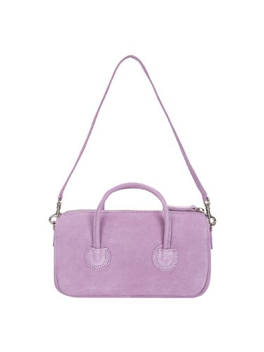 ZIPPER SMALL Bag_lavender pink suede - MARGESHERWOOD - Modalova