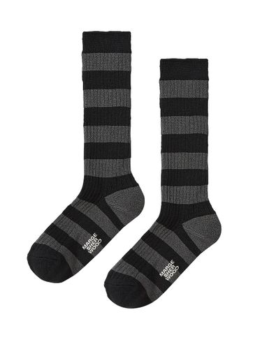 METAL STRIPE SOCKS_black stripe - MARGESHERWOOD - Modalova