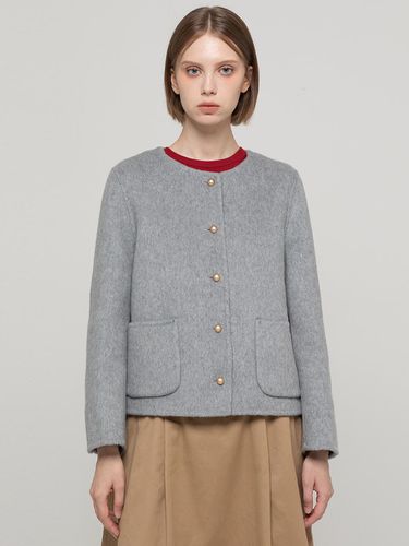 Wool handmade jacket - Grey - JMARK New York - Modalova