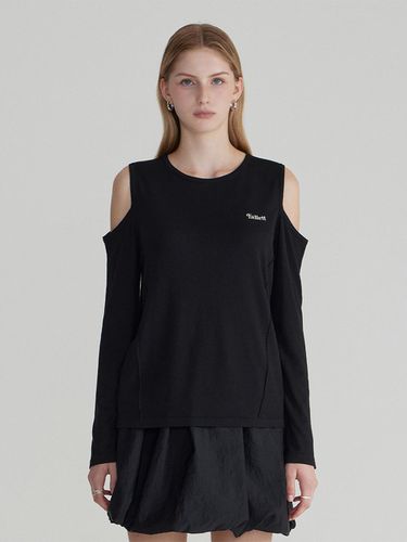 Cut-out Knit_Black - FALLETT - Modalova