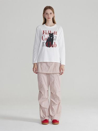 Two-way Layered Skirt Pants_Pink - FALLETT - Modalova