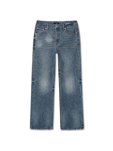 Men's Straight Fit Denim Pants () - ADHOC - Modalova