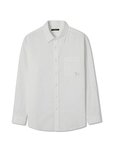 Men's Oxford Basic Shirts (O-WHITE) - ADHOC - Modalova