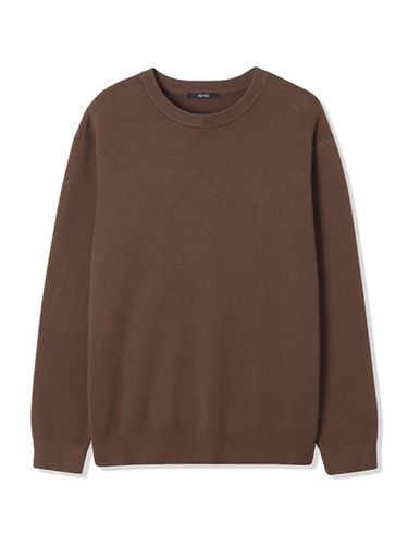 Men's Basic Round Neck Knitwear () - ADHOC - Modalova