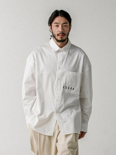 Degeneration Embroidery Pocket Shirt White - RUGGED HOUSE - Modalova