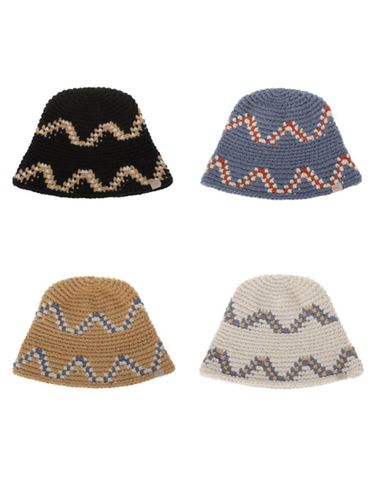 HANDMADE KNIT BEANIE BUCKET - TNP - Modalova