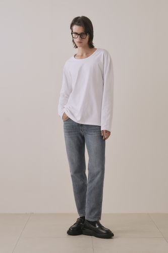 Semi-Oversized Silket Cotton T-shirt - WEST GRAND BOULEVARD - Modalova