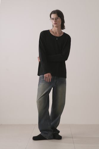 Semi-Oversized Silket Cotton T-shirt - WEST GRAND BOULEVARD - Modalova