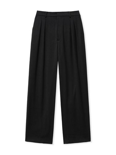 Wide Half Banding Two-tuck Slacks - WEST GRAND BOULEVARD - Modalova