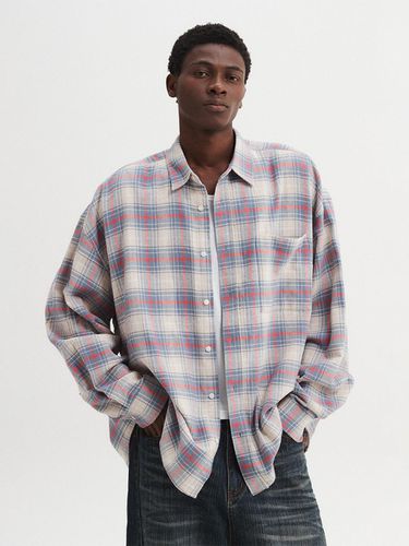 Oversized Flannel Checkered Shirt - DNSR - Modalova