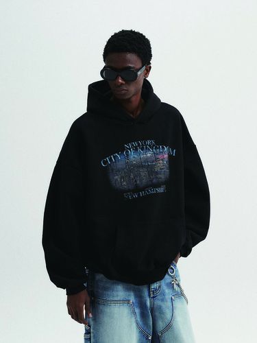 Oversized Kingdom Hoodie Black - DNSR - Modalova