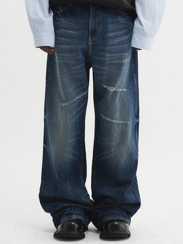 Heritage Art Brush Damage Denim Pants - DNSR - Modalova