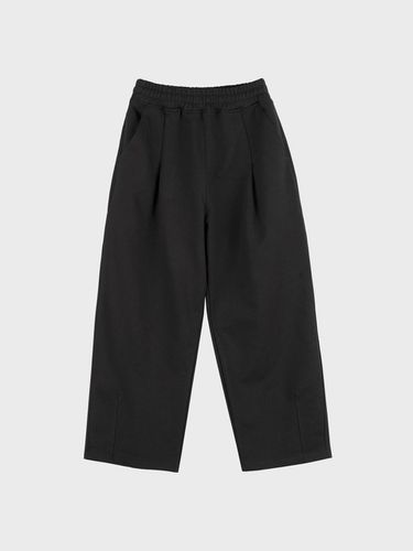 CARPENTER TUCK SWEAT PANTS_BLACK - LIEU HOMME - Modalova