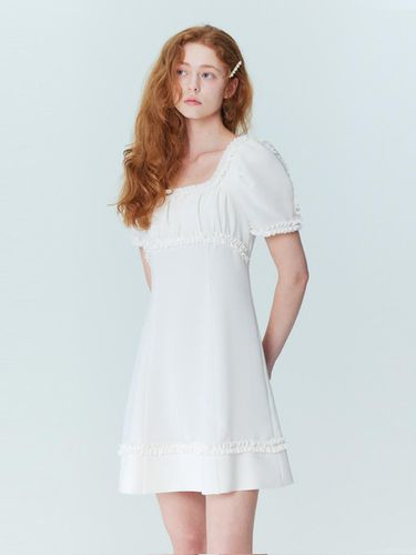 Frill mini dress_White - OPENING SUNSHINE - Modalova