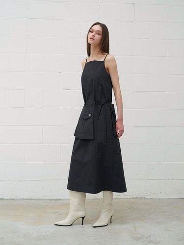 Layered Wrap Dress Black - fromwhere - Modalova