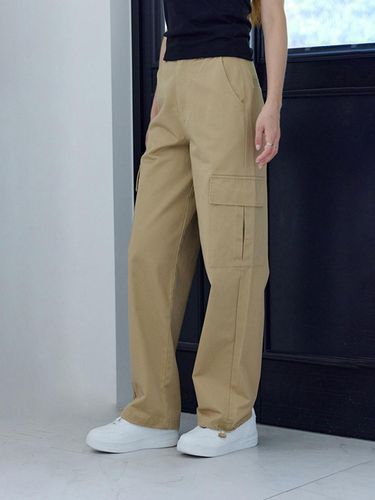 Loose fit string cargo pants [] - LeftSeoul - Modalova