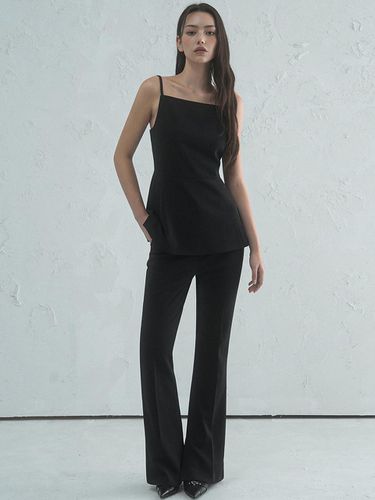 Jie Slender Slit Slacks BLACK - vivacious - Modalova