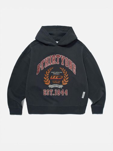 College 1844 Pigment Hoodie (CHARCOAL) - DTHIRTYONE - Modalova